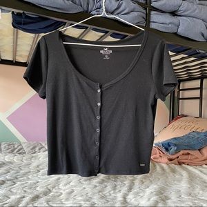 button up hollister shirt